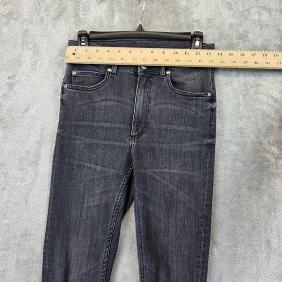 Cheap Monday Jeans Womens 27x32 Gray Second Skin Shadow Skinny Ripped Denim - Picture 2 of 14